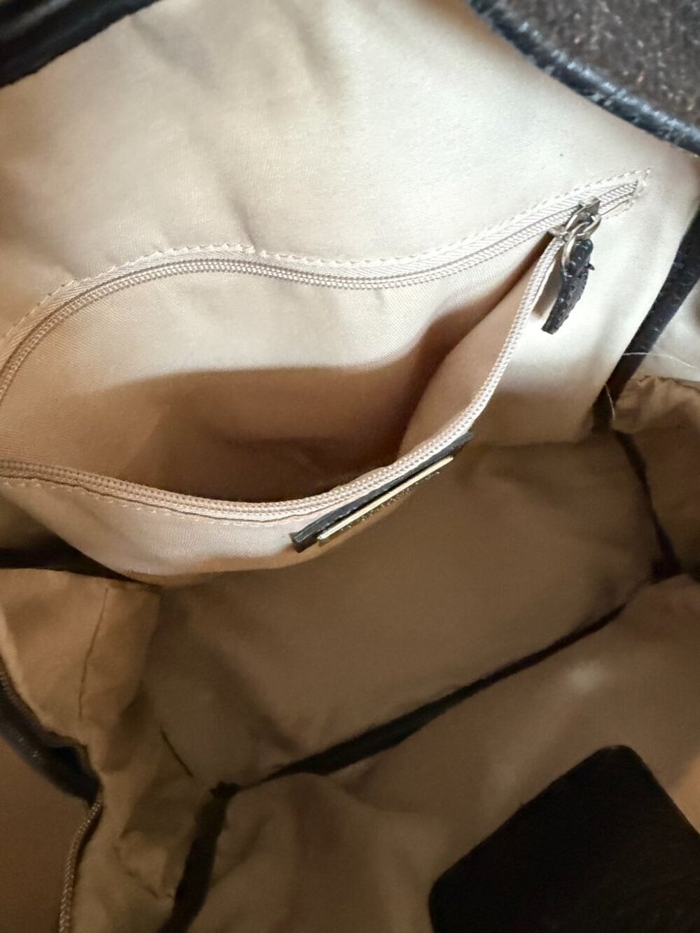 Valentino by Mario Valentino Black Pebbled Leather Backpack - Picture 5 of 12